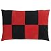 Sporting Goods : Checkerboard Pillow - Tomato/ Black (18x27")