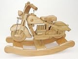Toys : Blue/White Rocking Bike 32" Long