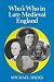 Who's Who in Late Mediaeval England, 1272-1485 (Who's Who in British History)