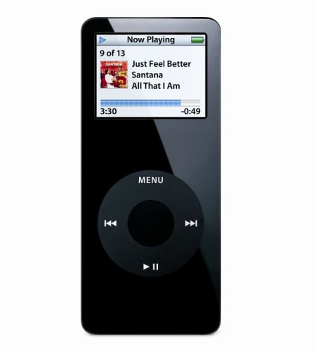 Apple iPod nano tragbarer MP3-Player 4 GB schwarz Apple iPod nano tragbarer MP3-Player 4 GB schwarz