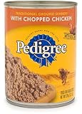 Pedigree Traditional Ground Dinner with Chopped Chicken Canned Dog Food