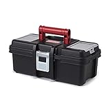 UPC 731161044069 product image for Craftsman 13 Inch Tool Box with Tray - Black/Red | upcitemdb.com