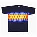 Tire Trax on navy Tie-Dye T-Shirt
