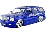 Review Jada  / Die-cast Model Cadillac Escalade (1:18 scale in Blue with graphics)