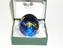 Maltese style oval globe paperweight