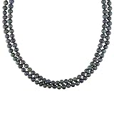 7-8mm Black FW Pearl Endless Necklace, 64