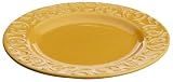 Signature Set of 6 De La Vina Embossed Salad Plates, Sunflower