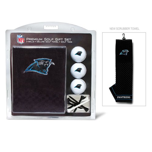 Carolina Panthers NFL Embroidered Towel/3 Ball/12 Tee Set