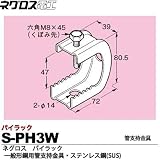 【ネグロス電工】パイラック（一般形鋼用管支持金具）ステンレス鋼(SUS) S-PH3W