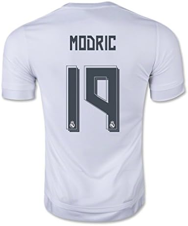 Real Madrid CF #19 Modric 2015-16 Home Soccer Adult Football Jersey