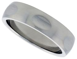 StainlessSteel1/4in.(6mm)DomeBandw/SmallGrooves(AvailableinSizes8to14),size11