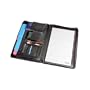 Derek Alexander Leather Full Zip PortfolioLegal Pad Holder - Black