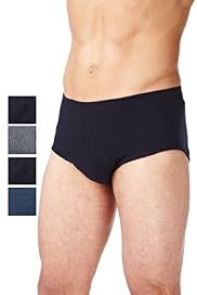 4 Pack Pure Cotton Assorted Briefs
