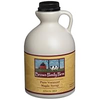 Brown Family Farm Pure Vermont Maple Syrup, 32-Ounce Jug