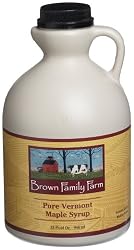 Brown Family Farm Pure Vermont Maple Syrup, 32-Ounce Jug