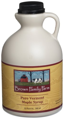 Brown Family Farm Pure Vermont Maple Syrup, 32-Ounce Jug