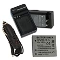 Battery+Charger for Canon PowerShot SD1000 SD1100IS SD1400IS SD200 SD30 SD300 SD400 SD430 SD600