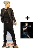 *FAN PACK* - JUSTIN BIEBER (LIVE ON STAGE Style) - LIFESIZE CARDBOARD CUTOUT (STANDEE / STANDUP) - INCLUDES 8X10 (25X20CM) STAR PHOTO - FAN PACK #155IMAGE