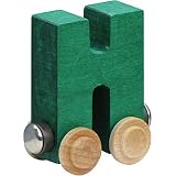 NameTrain Bright Finish Letter Cars - H