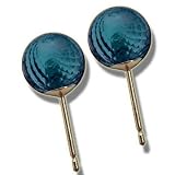 6MM SPHERE BLUE TOPAZ EARRING
