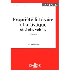 Propri�t� litt�raire et artistique et droits voisins