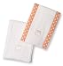 SwaddleDesigns Baby Bupies - Set of 2 - Polka Dots - Orange