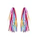 VORCOOL Kids Colourful Bike Streamers Tassel Ribbons for Boys Girls (Yellow)