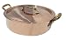 Mauviel Cuprinox Extra-Thick 2.5 mm 3.4-Quart Sauté Pan with Lid and Bronze Handles