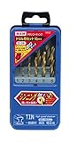高儀 M&M チタンコーティング ドリル刃セット BIGサイズ 10本組 D-26 5個入