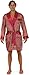 P.H. Men's Satin Pajama 5 Piece Gift Set -Robe, Boxer, Pajamas, and Slippers