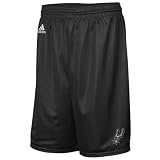 San Antonio Spurs Black Large Logo Mesh Shorts