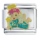 Anime Angel Religious Italian Charms Bracelet Link