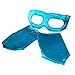 Light Blue Superhero Eye Mask and Powerbands - Kids