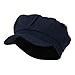 SS/Sophia Cotton Elastic Newsboy Cap-Navy OSFM