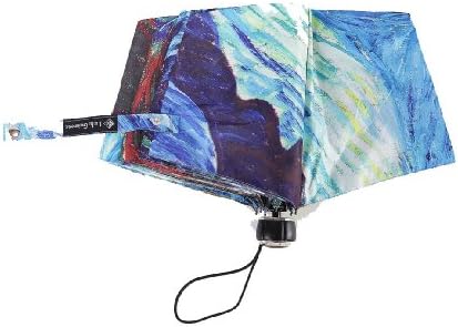 Tianqi Starry Night Oil Painting Umbrella Anti-uv Sun/rain Durable Manual Umbrella