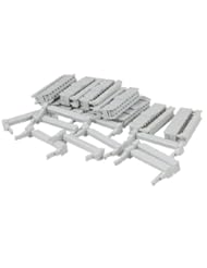 PC Accessory: 10 Pcs Flat Ribbon Cable 2 Row 20 Pin IDC Socket Connector Light Gray - Gino