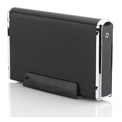 3,5" Externes Geh�use USB 3.0 f�r SATA I/II/III Festplatten Schwarz und Silber - Hochwertiges Aluminium Geh�use - mit St�nder, Computer PC Extern Alu USB 3.0 Festplattengeh�use f�r 3,5" SATA Festplatte, bis SATA 3, SATA III - Abw�rtskompatibel
