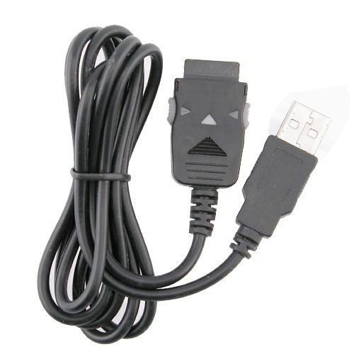 USB Hotsync + Charging [2-In-1] Cable for iRiver Clix / Samsung YP-K3, Black