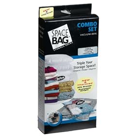 ITW Space Bag BRS-6239 Vacuum-Seal Storage Bags, Combo Pack, Set of 3