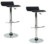 Lot 2 tabourets de bar ''Leather''