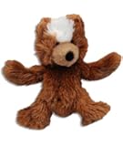KONG Teddy Bear Dog Toy, Extra Small, Brown