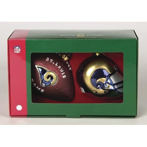 St. Louis Rams Double Ornament Set