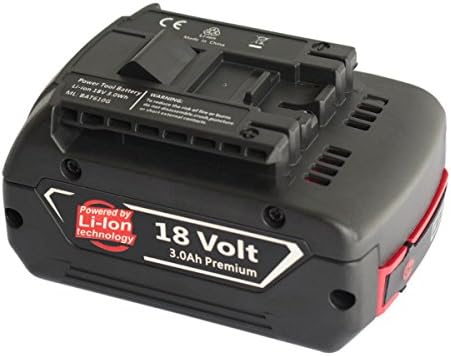 Ohyesbat 18v Lithium-Ion 4000mAh High Capacity Battery for Bosch BAT618 BAT618G BAT609 BAT609G BAT619 BAT619G