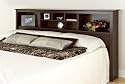 Prepac Espresso King Storage Headboard