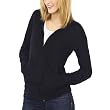 Mossimo&reg; Black: Ultrasoft Hoodie Cardigan - Ebony