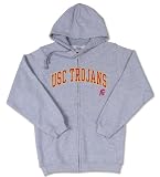 Southern California Trojans Full-Zip Hooded Sweatshirt with Arch and Mascot