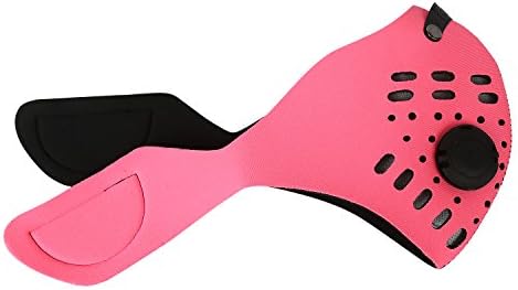 ZG Mask Active Carbon Filters Anti-dust Bicycle Half Face Mask (Pink)