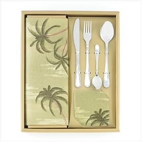 12 PIECE TABLETOP SET - CUTLERY NAPKIN PLACEMATS by SMK
