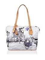 Y NOT ? Bolso asa al hombro (Gris / Azul)