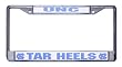 North Carolina Tar Heels Chrome License Plate Frame